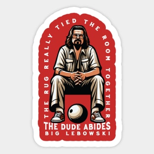 Big Lebowski // The Dude Abides Sticker